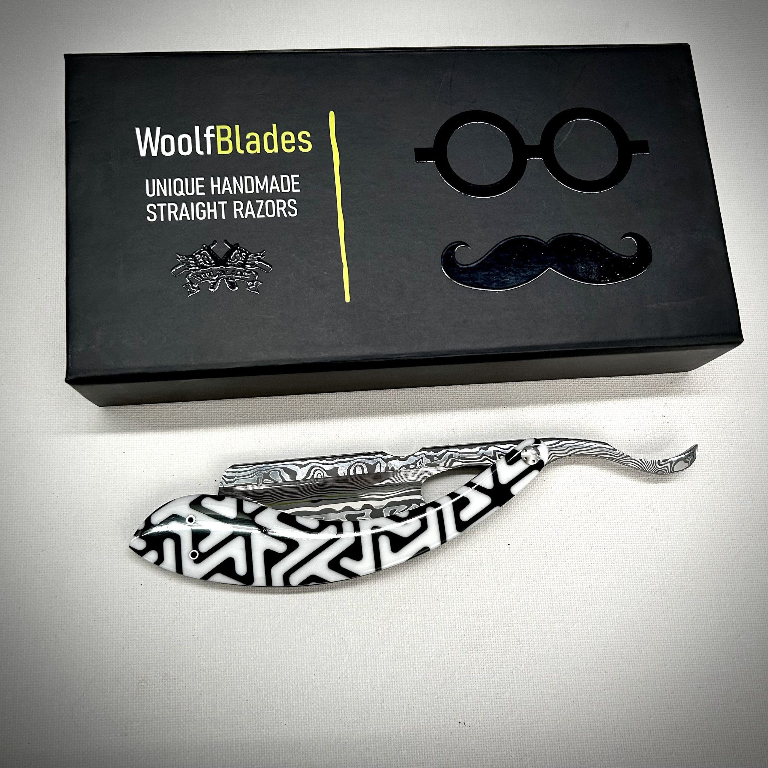 Woolfblades 354 Custom Made in a Vinland Damasteel razor ,And the ...